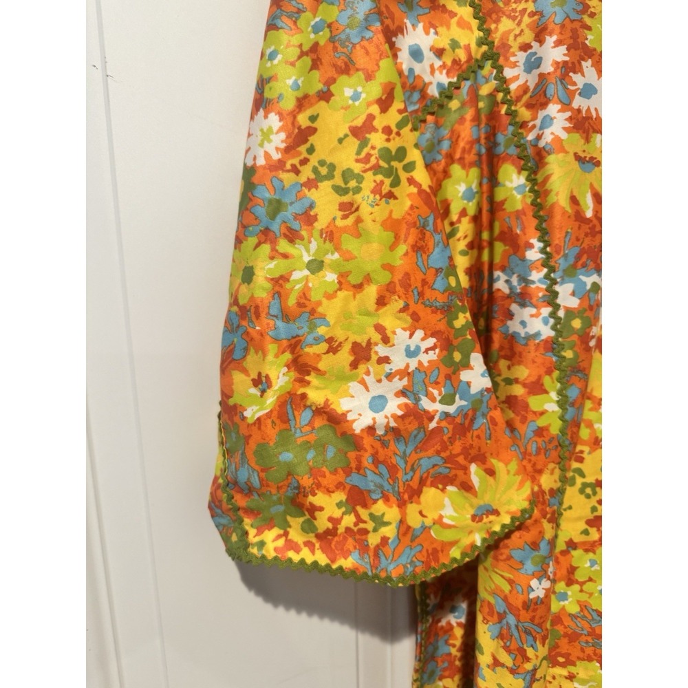 Vintage Bete Collection Honolulu Women's Muumuu Dress Floral Groovy Hippie M - Picture 5 of 16